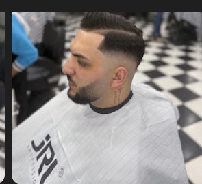 Skin Fade mit Lineup